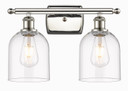 Bathroom Fixtures Two Lights by Innovations ( 405 | 516-2W-PN-G558-6CL Ballston ) 