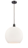 Pendants Glass Down by Innovations ( 405 | 516-1P-OB-G121-14-LED Ballston ) 