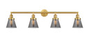 Bathroom Fixtures Four Lights by Innovations ( 405 | 215-SG-G63-LED Franklin Restoration ) 