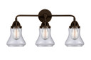 Bathroom Fixtures Three Lights by Innovations ( 405 | 288-3W-OB-G192 Nouveau 2 ) 