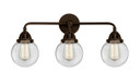 Bathroom Fixtures Three Lights by Innovations ( 405 | 288-3W-OB-G202-6 Nouveau 2 ) 