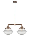 Mid. Chandeliers Glass Down by Innovations ( 405 | 209-AC-G544 Franklin Restoration ) 