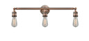 Bathroom Fixtures Three Lights by Innovations ( 405 | 205-AC-LED Franklin Restoration ) 