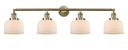 Bathroom Fixtures Four Lights by Innovations ( 405 | 215-AB-G71-LED Franklin Restoration ) 