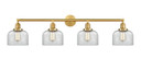 Bathroom Fixtures Four Lights by Innovations ( 405 | 215-SG-G72 Franklin Restoration ) 