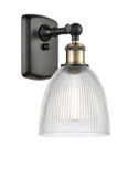 Sconces Single Glass by Innovations ( 405 | 516-1W-BAB-G382-LED Ballston ) 