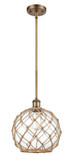Mini Pendants Glass Down by Innovations ( 405 | 516-1S-BB-G122-10RB Ballston ) 