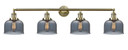 Bathroom Fixtures Four Lights by Innovations ( 405 | 215-AB-G73 Franklin Restoration ) 