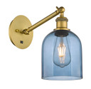 Sconces Single Glass by Innovations ( 405 | 317-1W-BB-G558-6BL Ballston ) 