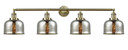 Bathroom Fixtures Four Lights by Innovations ( 405 | 215-AB-G78 Franklin Restoration ) 