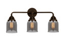 Bathroom Fixtures Three Lights by Innovations ( 405 | 288-3W-OB-G53 Nouveau 2 ) 