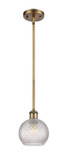 Mini Pendants Glass Down by Innovations ( 405 | 516-1S-BB-G122C-6CL Ballston ) 
