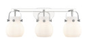 Bathroom Fixtures Three Lights by Innovations ( 405 | 423-3W-PC-G410-6WH Downtown Urban ) 
