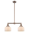 Mid. Chandeliers Glass Down by Innovations ( 405 | 209-AC-G71-LED Franklin Restoration ) 