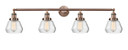 Bathroom Fixtures Four Lights by Innovations ( 405 | 215-AC-G172-LED Franklin Restoration ) 