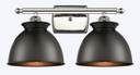 Bathroom Fixtures Two Lights by Innovations ( 405 | 516-2W-PN-M14-BK Ballston ) 