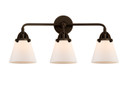 Bathroom Fixtures Three Lights by Innovations ( 405 | 288-3W-OB-G61 Nouveau 2 ) 
