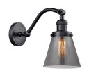 Sconces Single Glass by Innovations ( 405 | 515-1W-BK-G63-LED Franklin Restoration ) 