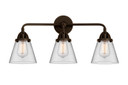 Bathroom Fixtures Three Lights by Innovations ( 405 | 288-3W-OB-G62-LED Nouveau 2 ) 