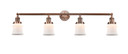 Bathroom Fixtures Four Lights by Innovations ( 405 | 215-AC-G181S-LED Franklin Restoration ) 