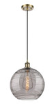 Mini Pendants Glass Down by Innovations ( 405 | 516-1P-AB-G1213-12SM Ballston ) 