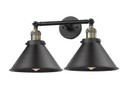 Bathroom Fixtures Two Lights by Innovations ( 405 | 208-BAB-M10-BK-LED Franklin Restoration ) 