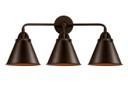 Bathroom Fixtures Three Lights by Innovations ( 405 | 288-3W-OB-M13-OB Nouveau 2 ) 