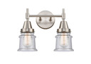 Bathroom Fixtures Two Lights by Innovations ( 405 | 447-2W-SN-G184S-LED Caden ) 