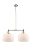 Mid. Chandeliers Glass Down by Innovations ( 405 | 209-PN-G71-L-LED Franklin Restoration ) 