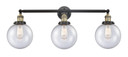 Bathroom Fixtures Three Lights by Innovations ( 405 | 205-BAB-G204-8 Franklin Restoration ) 