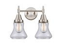 Bathroom Fixtures Two Lights by Innovations ( 405 | 447-2W-SN-G192-LED Caden ) 