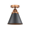 Semi-Flush Mts. Glass Down by Innovations ( 405 | 288-1C-AC-M13-BK Nouveau 2 ) 
