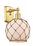 Sconces Single Glass by Innovations ( 405 | 516-1W-SG-G121-8RB Ballston ) 
