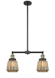 Mid. Chandeliers Glass Down by Innovations ( 405 | 209-BAB-G146 Franklin Restoration ) 