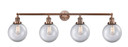 Bathroom Fixtures Four Lights by Innovations ( 405 | 215-AC-G202-8 Franklin Restoration ) 