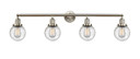 Bathroom Fixtures Four Lights by Innovations ( 405 | 215-SN-G204-6 Franklin Restoration ) 