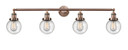 Bathroom Fixtures Four Lights by Innovations ( 405 | 215-AC-G204-6-LED Franklin Restoration ) 