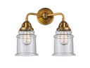 Bathroom Fixtures Two Lights by Innovations ( 405 | 288-2W-BB-G184-LED Nouveau 2 ) 