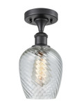 Semi-Flush Mts. Glass Down by Innovations ( 405 | 516-1C-BK-G292-LED Ballston ) 