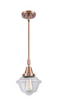 Mini Pendants Glass Down by Innovations ( 405 | 447-1S-AC-G532-LED Caden ) 