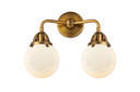 Bathroom Fixtures Two Lights by Innovations ( 405 | 288-2W-BB-G201-6 Nouveau 2 ) 