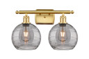 Bathroom Fixtures Two Lights by Innovations ( 405 | 516-2W-SG-G1213-8SM Ballston ) 