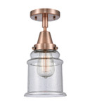 Semi-Flush Mts. Glass Down by Innovations ( 405 | 447-1C-AC-G184 Caden ) 