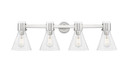 Bathroom Fixtures Four Lights by Innovations ( 405 | 464-4W-SN-G464C-7SDY Downtown Urban ) 