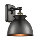 Sconces Directional/Cylinder by Innovations ( 405 | 516-1W-BAB-M14-BK-LED Ballston ) 