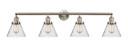 Bathroom Fixtures Four Lights by Innovations ( 405 | 215-SN-G44-LED Franklin Restoration ) 
