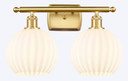 Bathroom Fixtures Two Lights by Innovations ( 405 | 516-2W-SG-G1217-8WV Ballston ) 