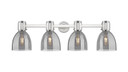 Bathroom Fixtures Four Lights by Innovations ( 405 | 464-4W-SN-G464D-7SM Downtown Urban ) 