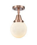 Flush Mounts Glass Down by Innovations ( 405 | 447-1C-AC-G201-6 Caden ) 