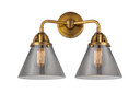 Bathroom Fixtures Two Lights by Innovations ( 405 | 288-2W-BB-G43 Nouveau 2 ) 